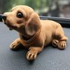 1 Stück dynamische Hunde-Autodekorationen, geeignet für Autos, Tischdekorationen, Ostern, Weihnachten, Thanksgiving und Geburtstagsgeschenke