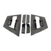 Cars Accessories Door Bowl Handle Cover For Toyota C-HR 2017- Carbon Fiber Silver Car Decoration Styling Upgrade
