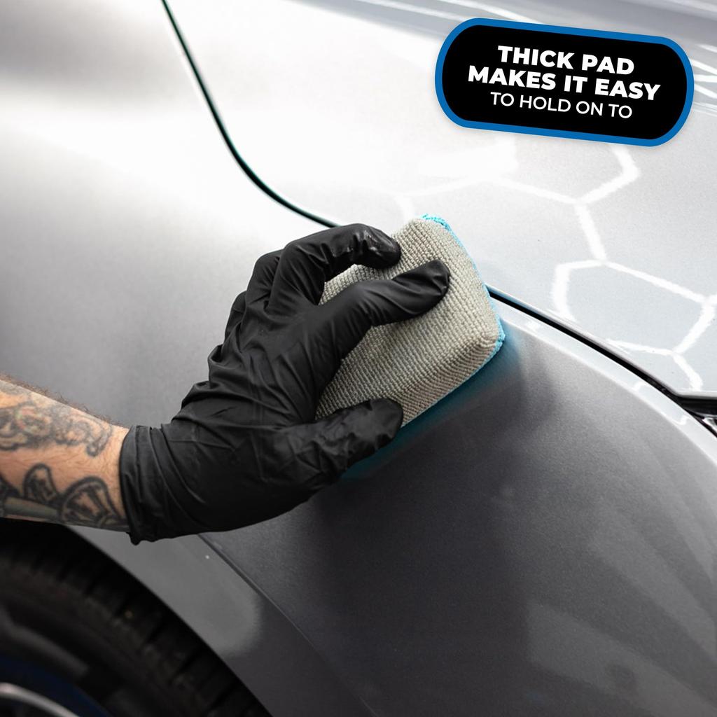 The Rag Company Ultra Coating 7 x 12 Zestaw Aplikatorów do Nakładania Powłok Samochodowych Bez Namaczania, cm, 6, (Plac)