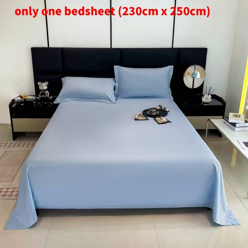 Modern Minimalist Cotton Bed Sheet With Soft Washable Fabric For Single Dorm Bed