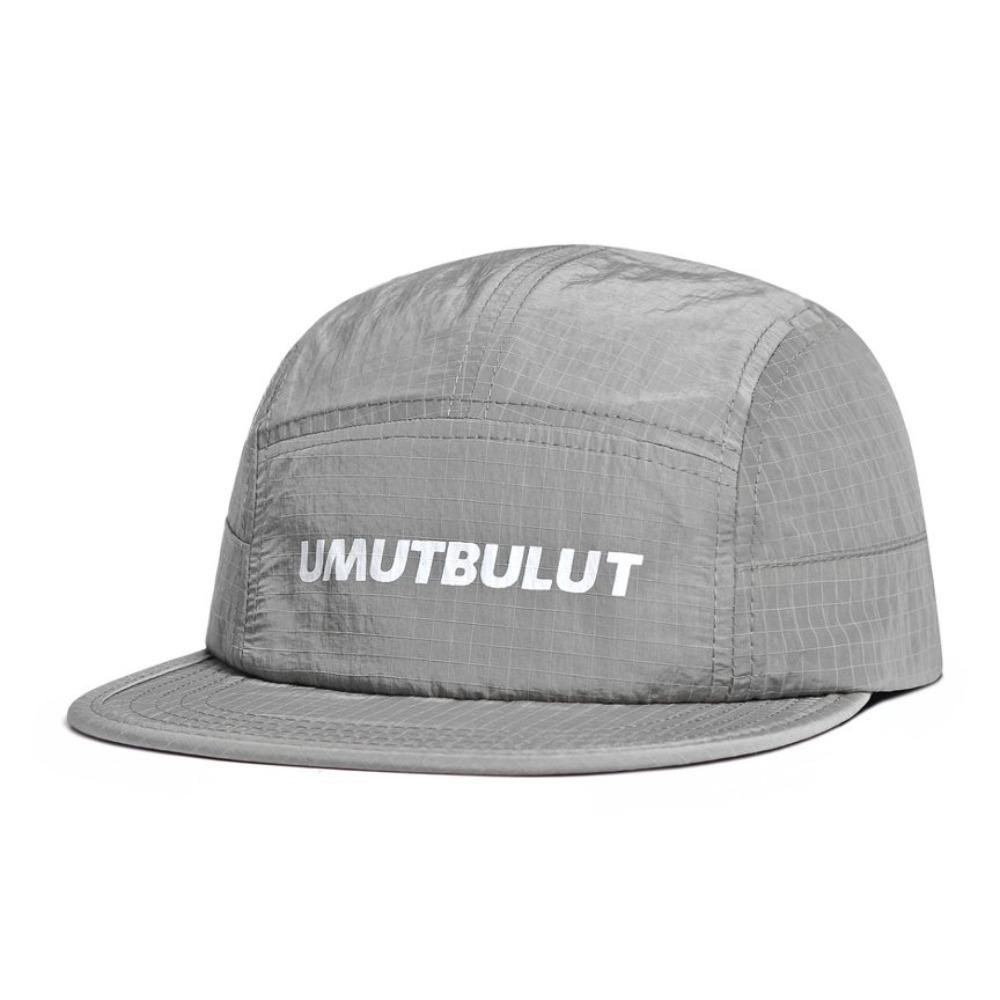 5 Panel Embroidered Letter Quick Dry Mesh Cap - Unisex Outdoor Running Cycling Hat, for Men Women Sports Fashion, Headwear