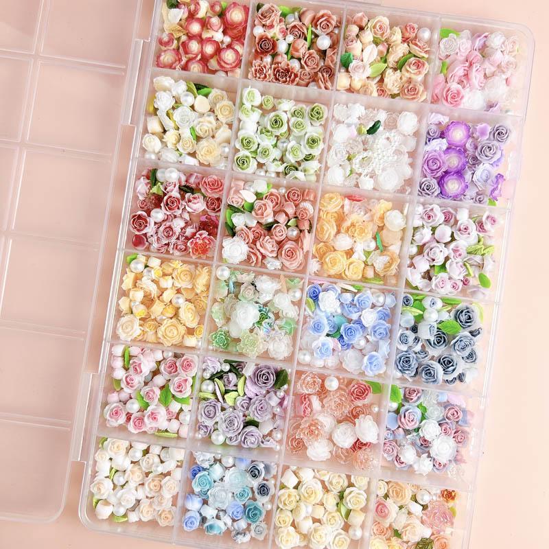 

Resin Flower Fairy Nail Art Set - Mixed Leaves & Flower Decorations