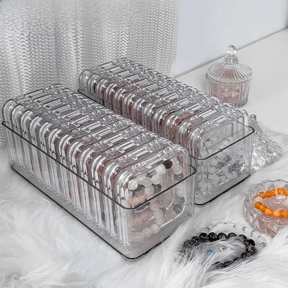 Multi-functional Press-On Nail Display Case Acrylic Jewelry Organizer Holder  Bracelet