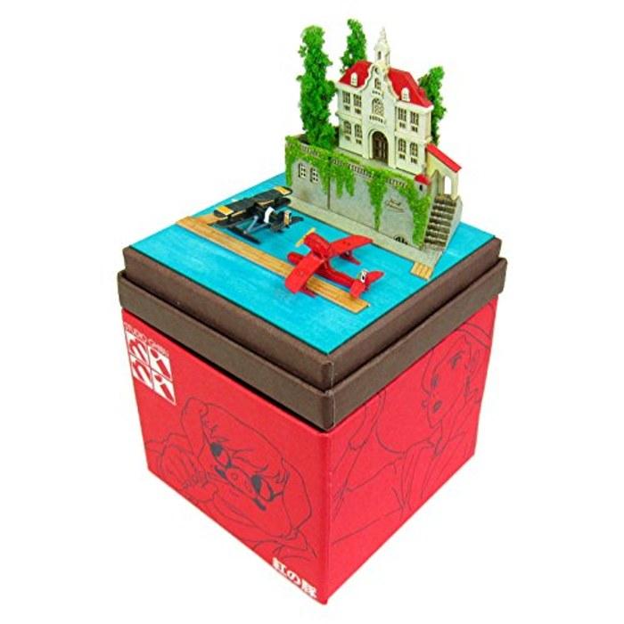 Sankei Studio Ghibli mini Porco Rosso Adriano and Seaplane Non-Scale Papercraft MP07-21