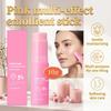 Pink multi-effect moisturizing stick, delicate and gentle moisturizing, dry face and lips, portable soft skin care stick 10g