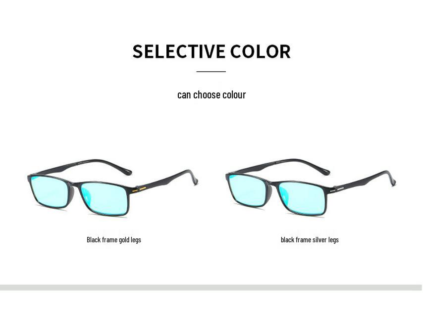 Unisexowe okulary korygujące ślepotę barw dla słabości czerwono-zielonej z pełnoklatkową konstrukcją dla poprawy rozpoznawania kolorów i czytania obrazów