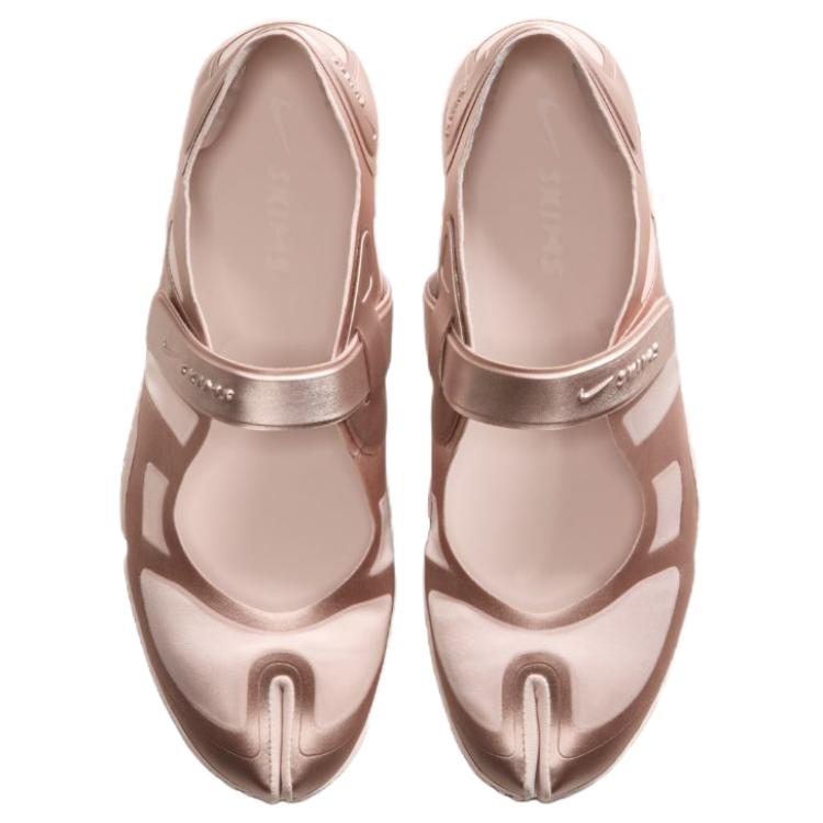Nike SKIMS Air Rift Satin - Spalt Röd Herr Sneakers Rosa Silt-Röd Silt-Röd-Silt-Röd IQ7158-600