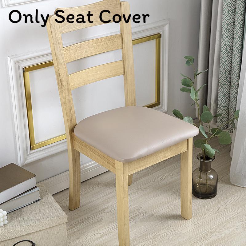 Pu Waterproof Office Chair Cover With Elastic Buckles For Dust Prevention In Modern Home Decor
