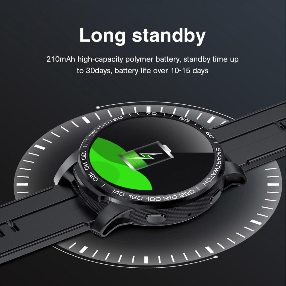 Smart Watch Carbon Fiber Men Bluetooth Call 24 Hours Heart Rate Multi-Sport Mode Smartwatch for Android IOS Fitness Tracker