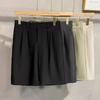 New Elastic Quarter Pants Men's Shorts Summer Thin Ice Silk Loose Trousers Casual Straight Pants