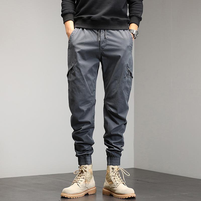 Summer Men's Tooling Casual Pants Trendy Men's Leggings Multi-bag Style Style Trend Tooling Style