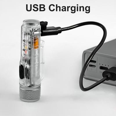 Pocket Flashlight Multiple Lighting Modes Energy-saving Plastic Durable 400 Lumens Emergency Safety Light for Travel