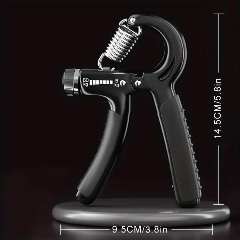 1Pcs 60KG Hand Grip Strengthener Gym Equipment Gripper Forearm Exerciser Grips Exercise Hands and Fingers Trainer Muscle Fitness