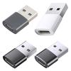 USB Male to Type-C Female OTG Converter USB to USB C Adapter for 15 14 13 12 Cellphone Data Transfer Charging Converter