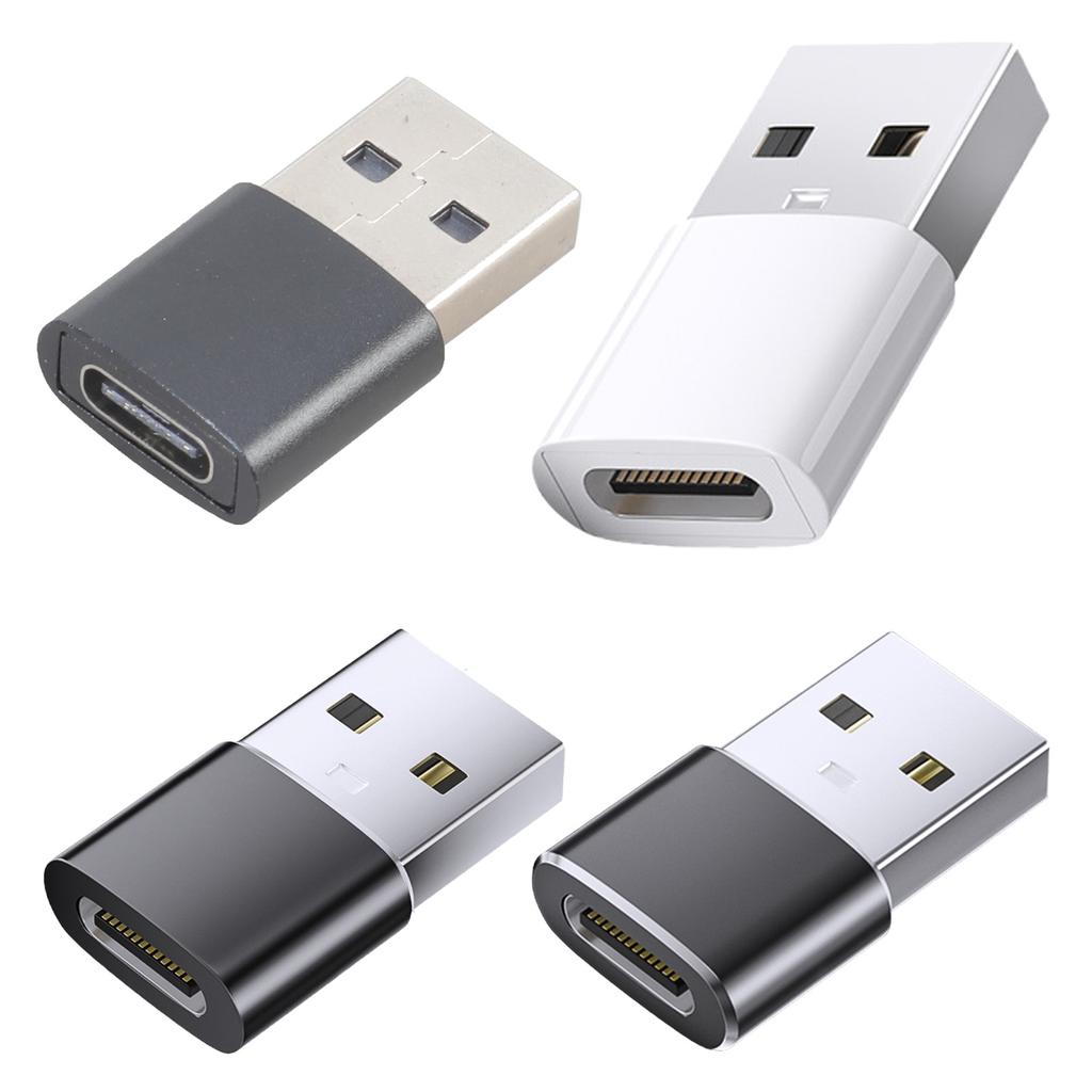 USB Male to Type-C Female OTG Converter USB to USB C Adapter for 15 14 13 12 Cellphone Data Transfer Charging Converter