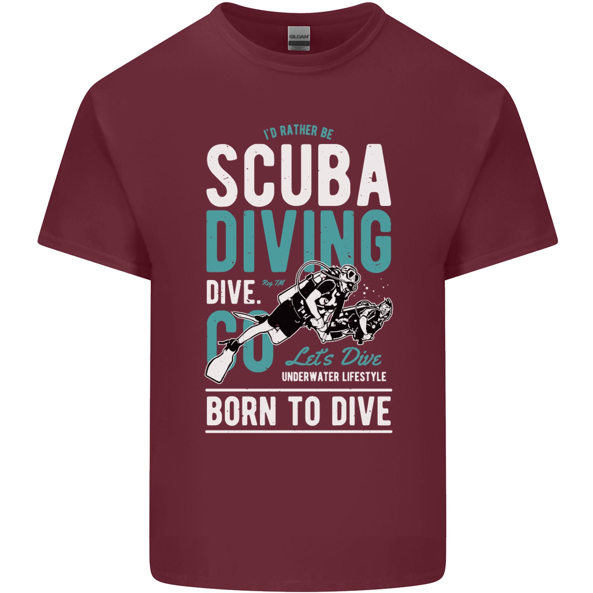 Id Rather Be Scuba Diving Diver Funny Unisexs Light Cotton TShirt S