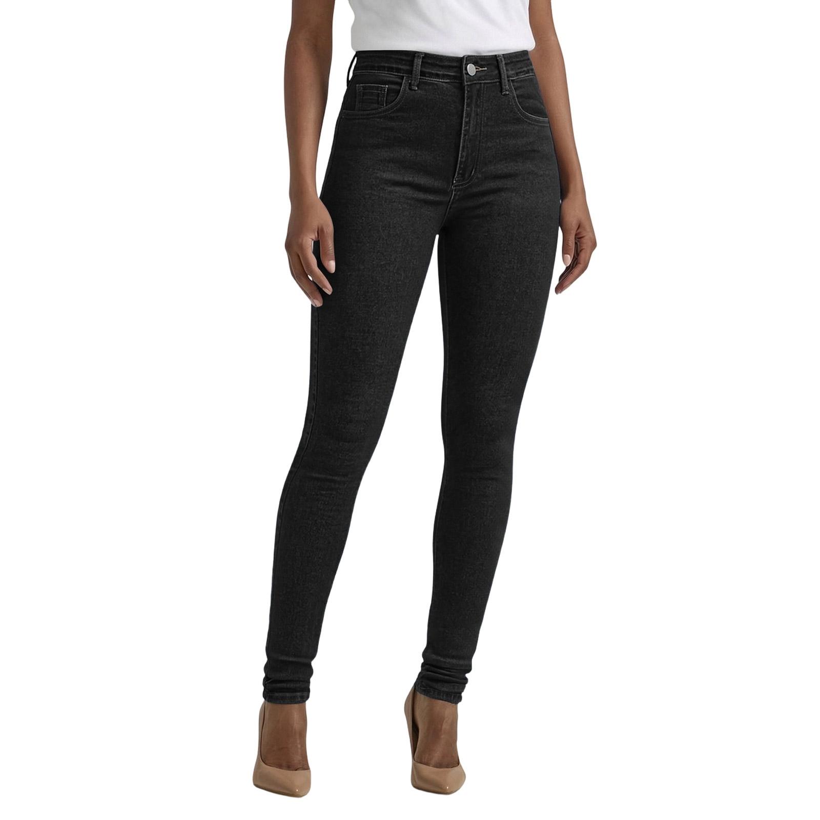 Women s Wide-Leg Casual High-Waisted Stretch Straight-Leg Loose-Fit Waistband Pants L чёрный