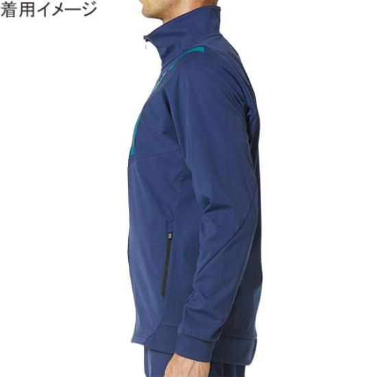 Mizuno Tech Shield Light Training Slim Size 2XL to Japanese size Jacket, Windproof, Stretch, Fit, 32MC9552, Men's, Blueprint, Japan, (equivalent 2L)