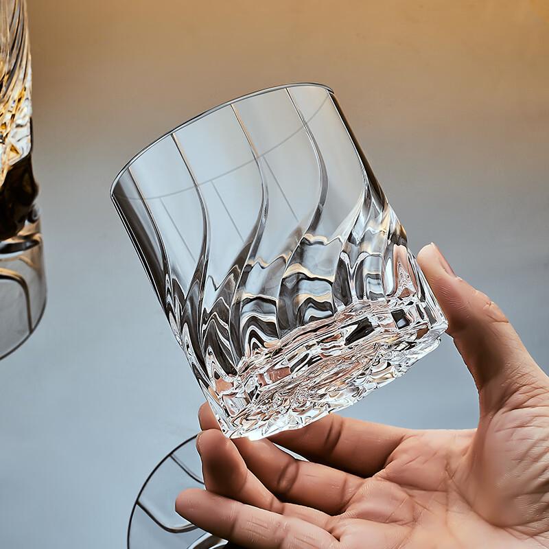 CLITON European Carved Whiskey Glasses Set