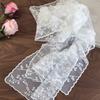 Elegant Lace Edge Scarf Comfortable Head Cover Strong Polyester For Spiritual Moment Or Travel