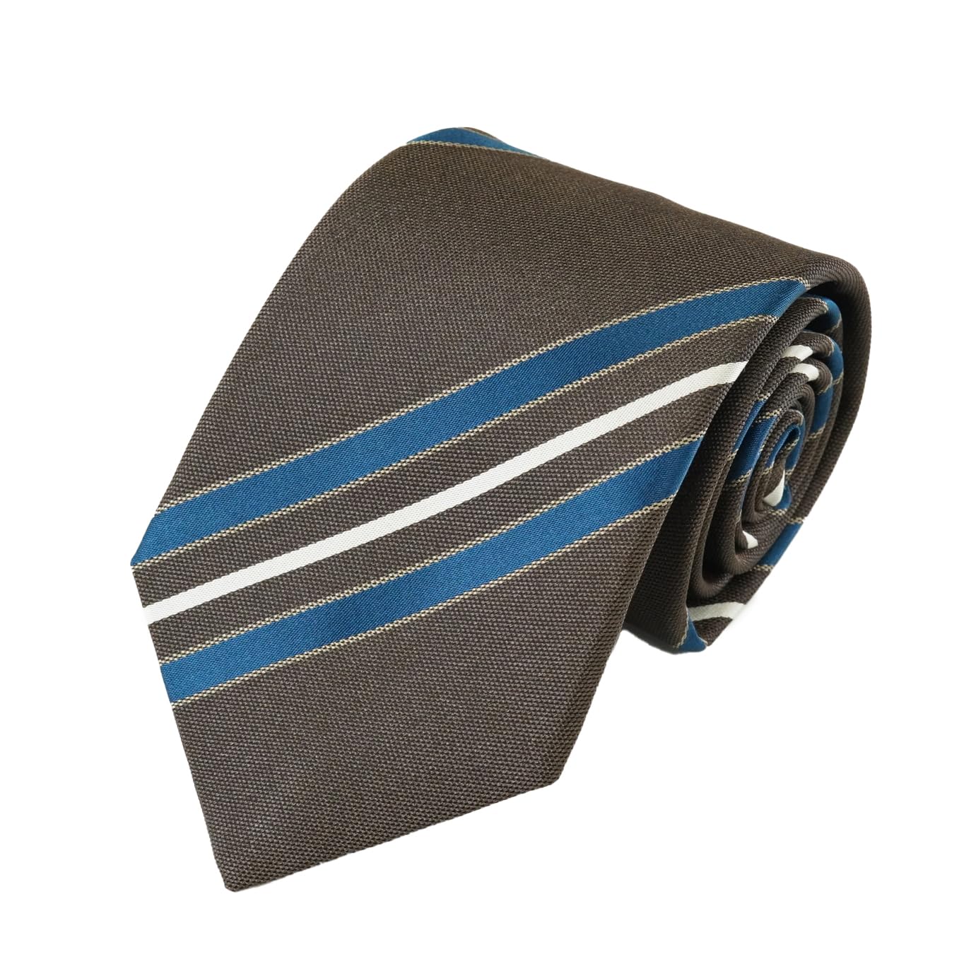 [WIC DESIGN  TUSSAH SILK Striped Tie]