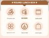 304 Stainless Steel Insulated Japanese-Style Bento Lunch Box - Microwaveable for Office Workers and Students