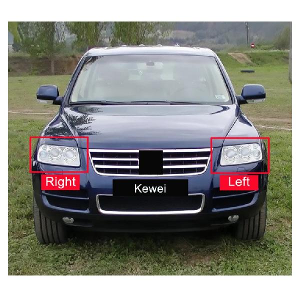 For VW Volkswagen Touareg 2003 2004 2005 2006 Headlight Shell Lamp Shade Transparent Lens Cover Headlight Cover