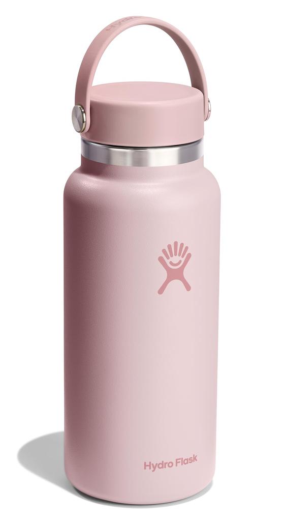 Trillium Wide Mouth Stainless Steel Water Bottle, 32oz (946ml), Insulated and Cold Water Bottle (Official Japanese Product)