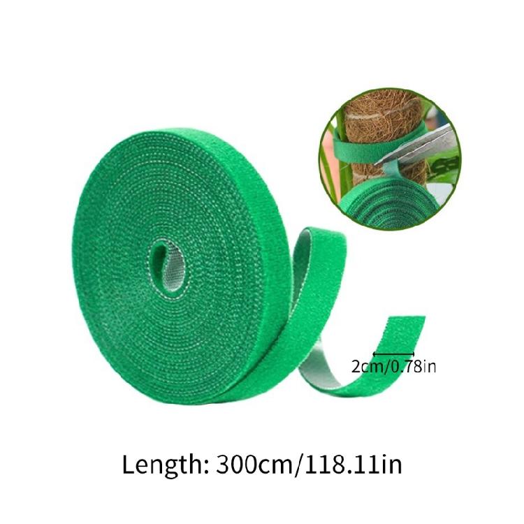 Auto Gripping Plant Ties 2cm Wide Soft Garden Straps Suitable For Vine Support And Cable Management 2cm Gardening Band