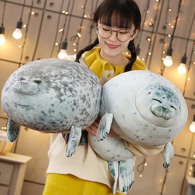 Seal Plush Toy Realistic Vivid Look Good Resilience Full Filling Comfortable