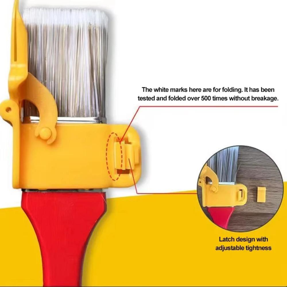Professional Corner Paint Brush for Walls & Ceilings - Handheld Paint Tool With Clean Cut Latex Paint Ideal For Indoor Outdoors