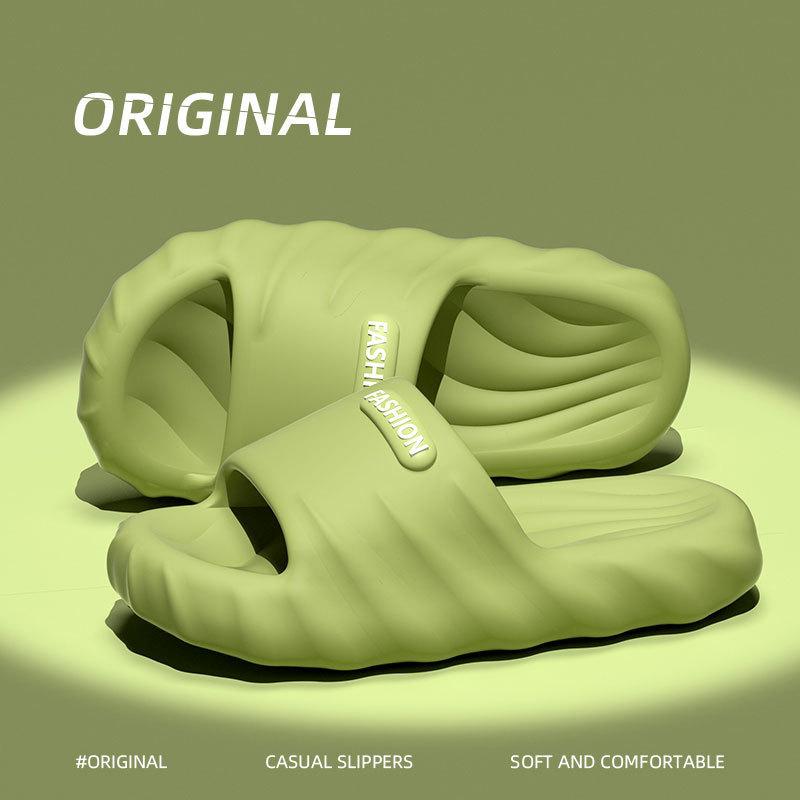 Cool slippers men's thick bottom bathroom home non-slip home indoor summer outdoor wear women