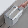 Waste Compost Bin Wall Hanging Rack with Durable Lid Under Sink Trash Can for Placa Door