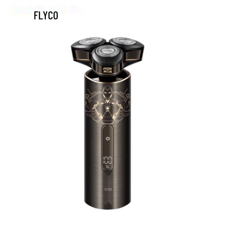 Flyco FS989 Men s Electric Shaver - Marvel Iron Man Edition CN plug (adapter included)