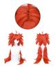Koleda Belobog Cosplay Costume with President Adult School Stage Outfit Belobog Wig Size [Excellent Quality] Wig, Zenzero, Costume, Festival, Event,