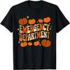 Funny ER Nurse Thanksgiving Emergency Dept Groovy T-Shirt