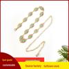 European & American Carved Turquoise Waist Chain Skirt Accessory