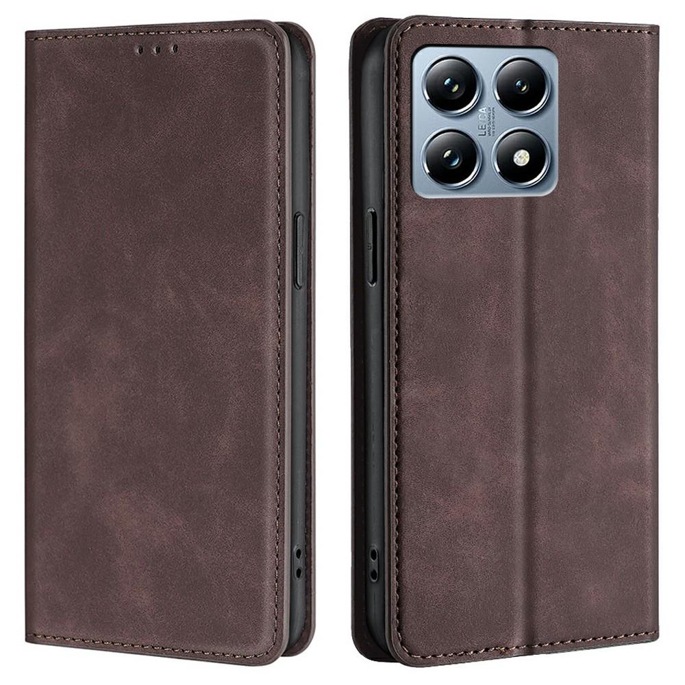 For Xiaomi 14T Pro Case Card Holder PU Leather Magnetic Closing Phone Cover