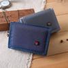 Men's Korean Style Canvas Tri-fold Wallet for Youth and Students