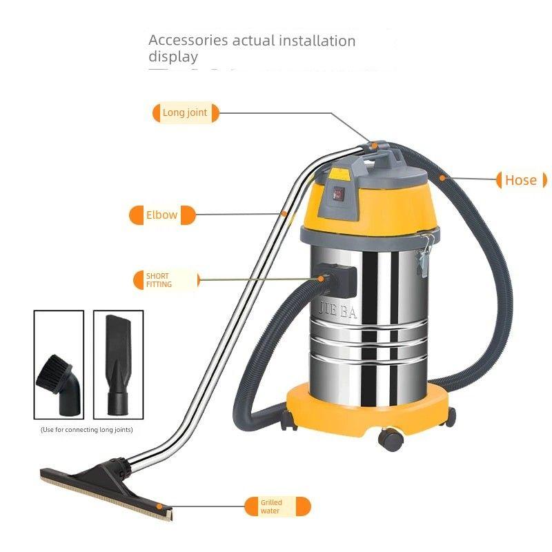 Attack CHARLES BARNES Vacuum Cleaner Accessories Suit Hose Vacuum Cleaner Handle Squeegee Head Flat Nozzle Steel Pipe Dust Bag Neutral Bf501