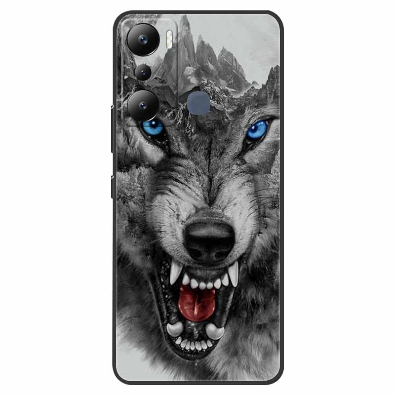 For Infinix Hot 20i Case Hot12i X665C Shockproof Soft Silicone TPU Back Cover For Infinix Hot 20i 20 I X665E Phone Cases 6.6"