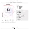 Funny Emoji Baseball Cap Outdoor Breathable Mesh Cap Truck Driver Bent-brimmed Cap