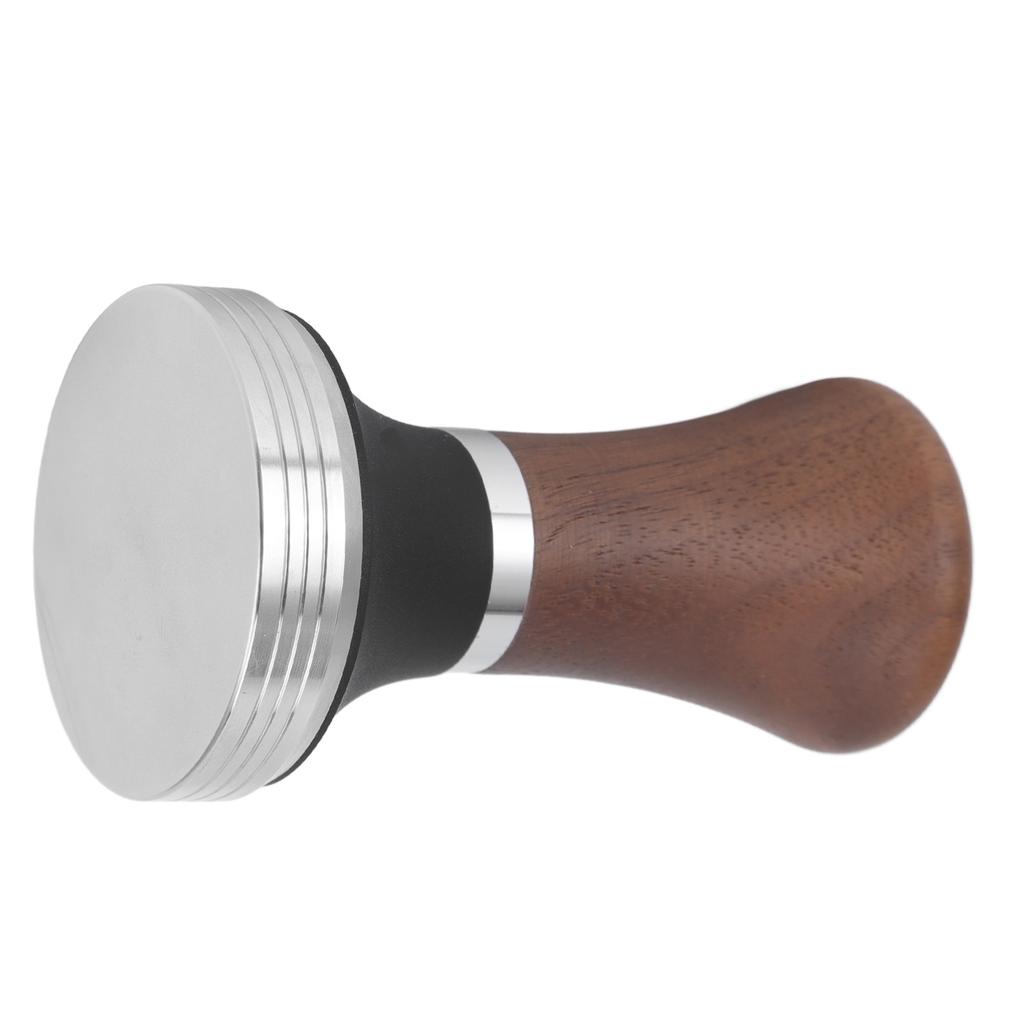 51mm Kaffeetamper Lebensmittelqualität Edelstahl Drucktamper mit Holzgriff für Kaffeewerkzeuge