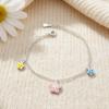 New S925 Sterling Silver Cartoon Star Bracelet for Women and Children
