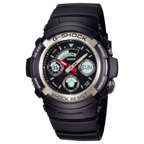 

Часы Casio G-Shock AW-590-1AJF мужские черные