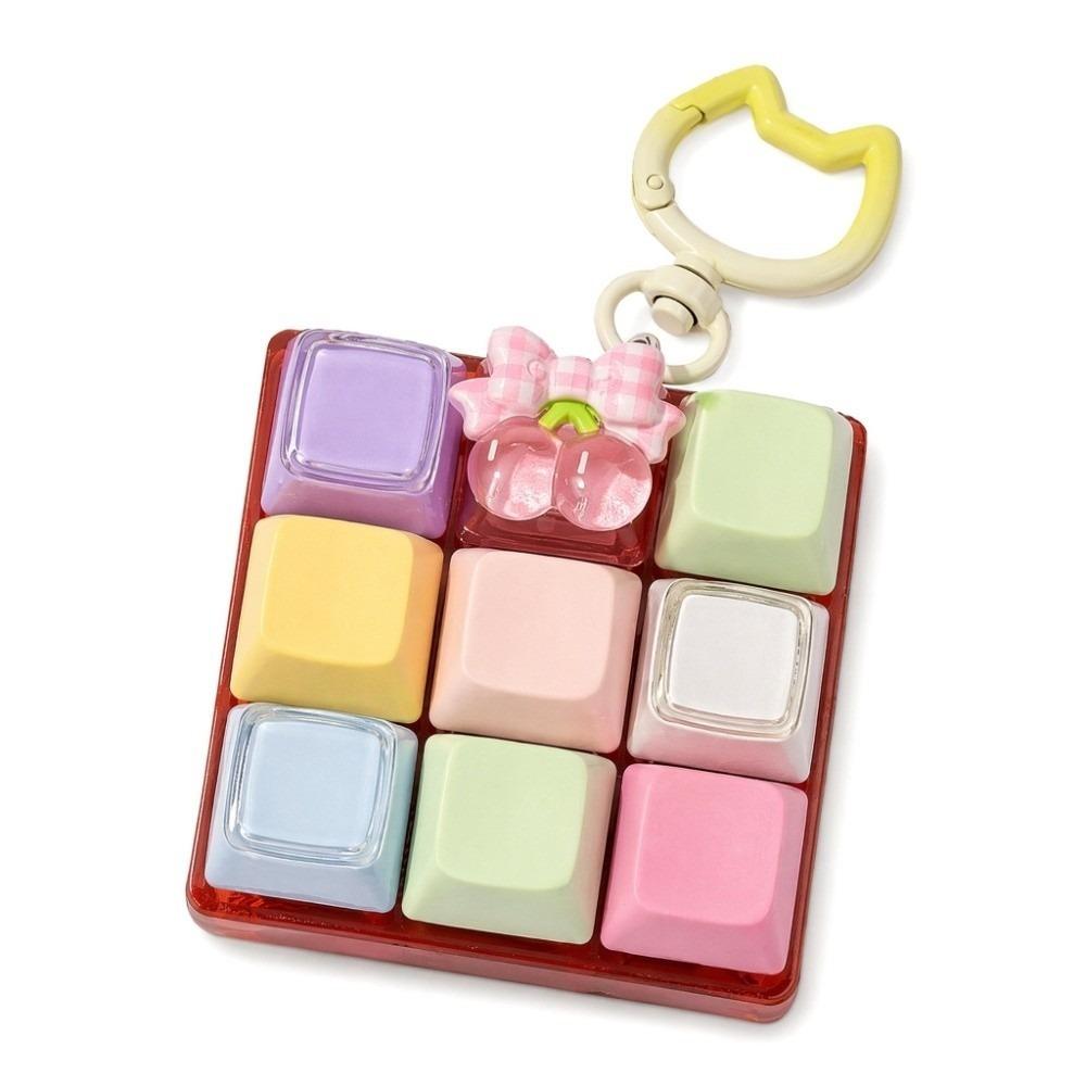 DIY Keyboard Finger Keyboard Cap Keycap Clicker Toy Relaxing Pinch Toy Relief Stress B