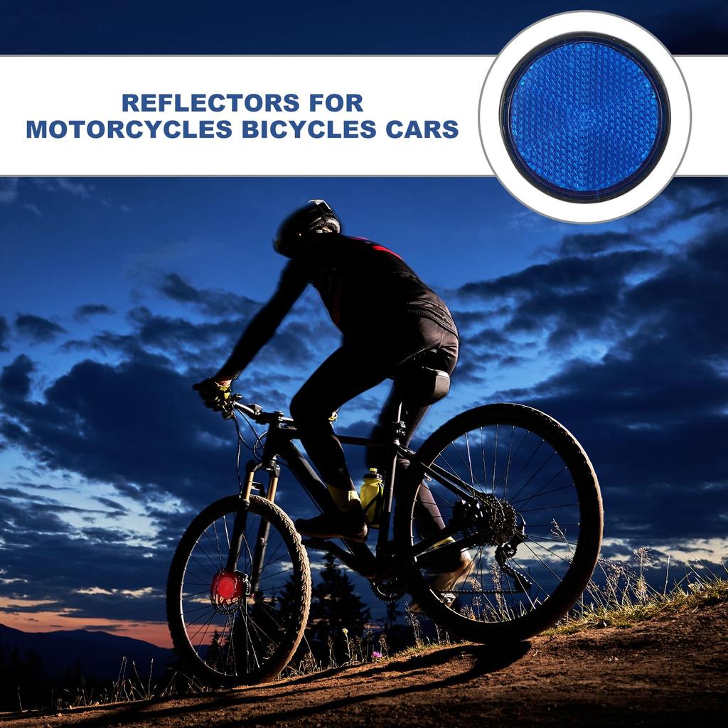 PATIKIL Round Rear Lift Rotor,Set of 2 Safety Rifts Rective Warning Lifts Rector Plastic