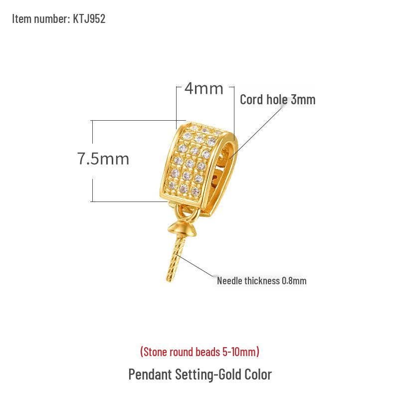 

18K Gold Plated S925 Sterling Silver Round Bead Pendant Clasp Necklace 925 Silver золотой