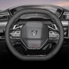35cm 38cm Leather Car Steering Wheel Cover for Peugeot 5008 408 308 Rifter e-Expert Expert e-Traveller Landtrek Accessories