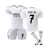 Real Madrid Home Football Jersey Kids Vinicius No 7 VINI JR No. 7 VINI JR 26